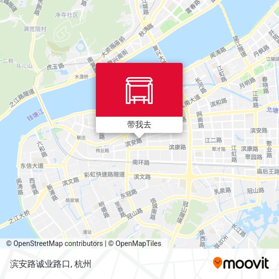 滨安路诚业路口地图