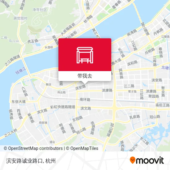 滨安路诚业路口地图
