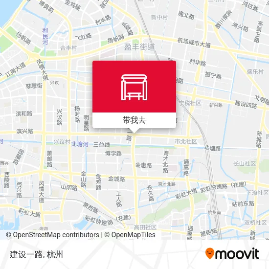 建设一路地图