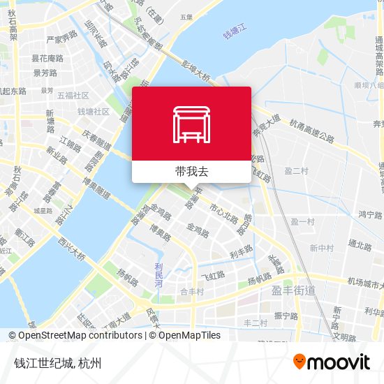 钱江世纪城地图