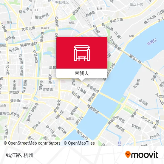 钱江路地图