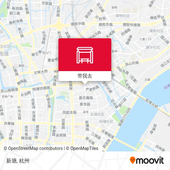 新塘地图