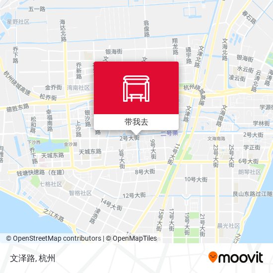文泽路地图