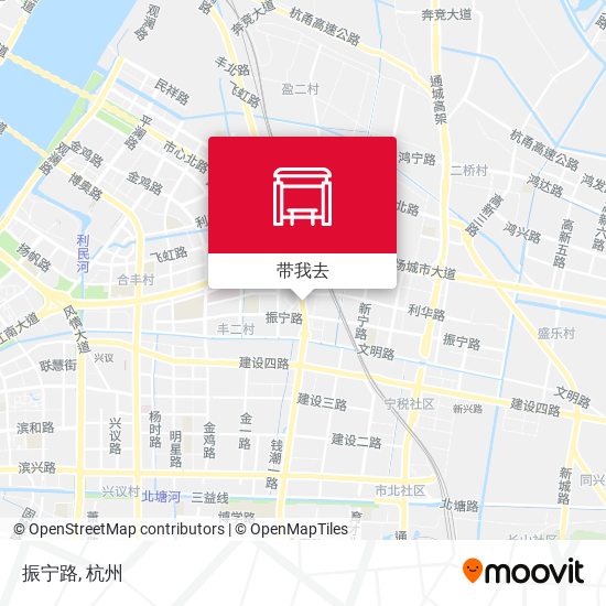 振宁路地图