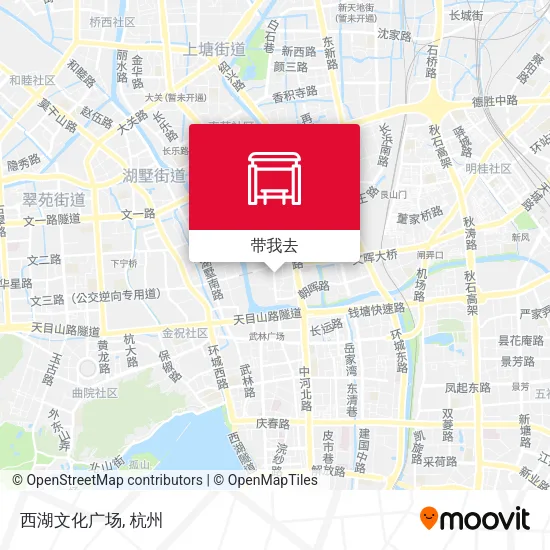 西湖文化广场地图
