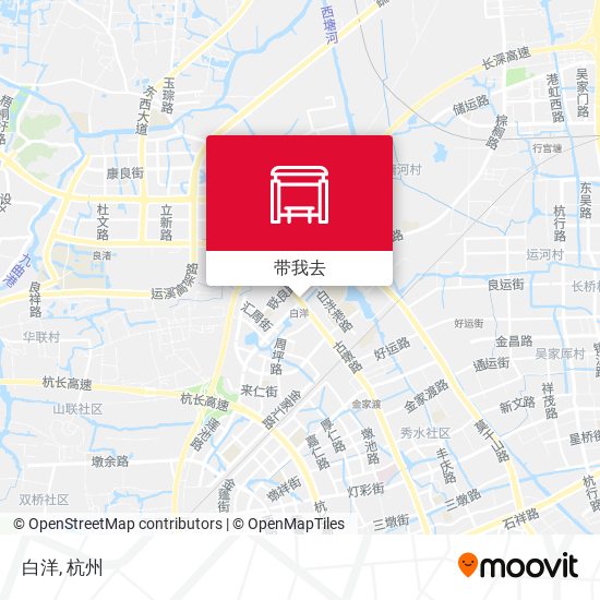 白洋地图