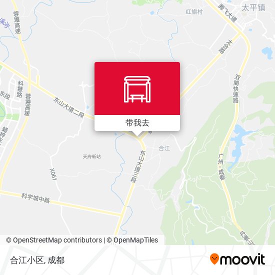 合江小区地图