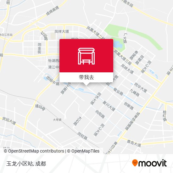 玉龙小区站地图