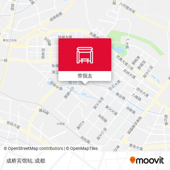 成桥宾馆站地图