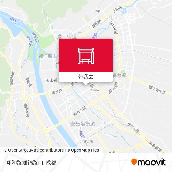 翔和路通锦路口地图