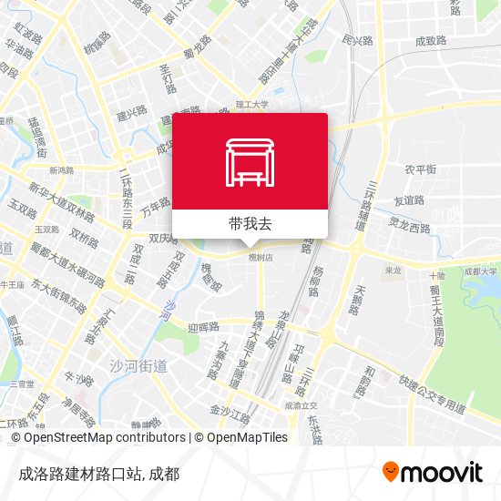 成洛路建材路口站地图