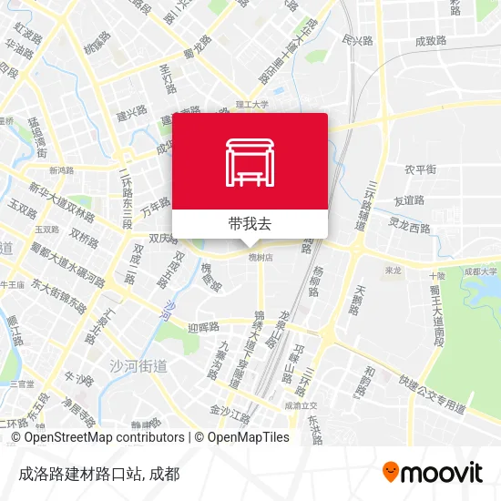 成洛路建材路口站地图