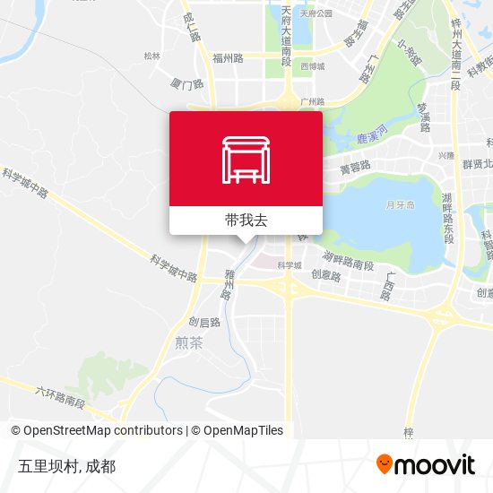 五里坝村地图