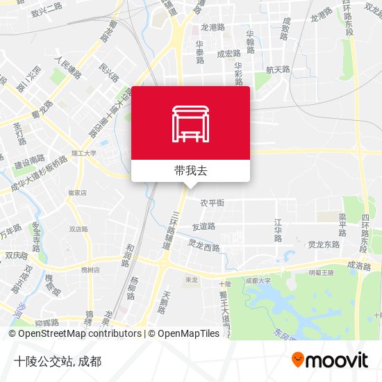 十陵公交站地图
