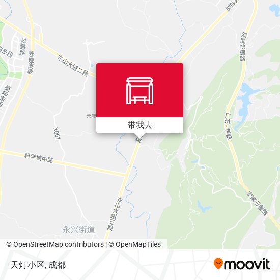 天灯小区地图