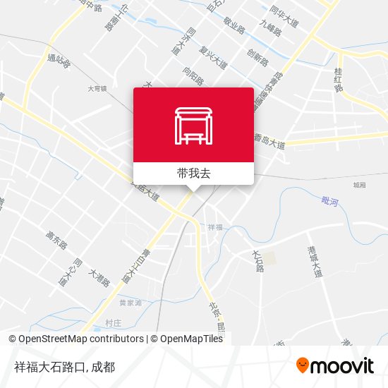 祥福大石路口地图