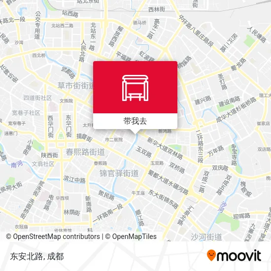 东安北路地图