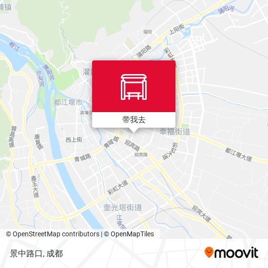景中路口地图