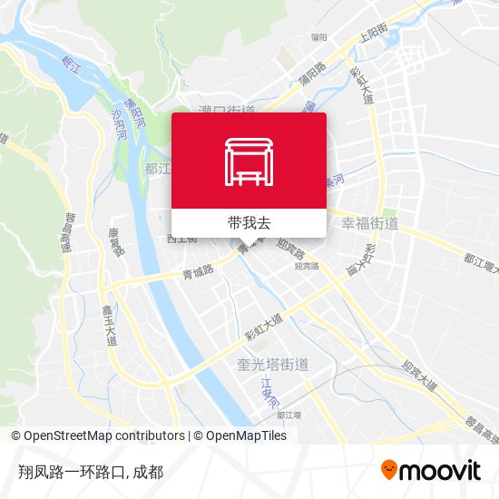 翔凤路一环路口地图
