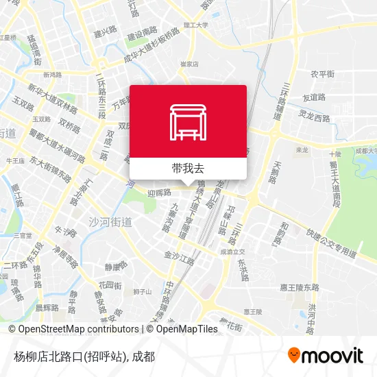 杨柳店北路口(招呼站)地图