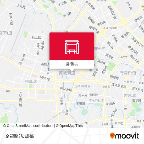 金福路站地图