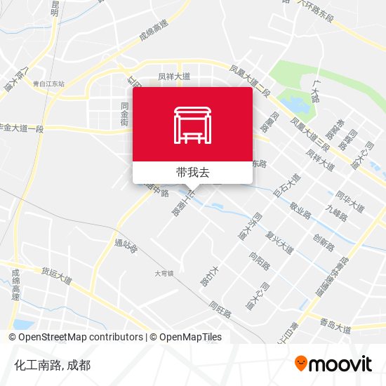化工南路地图