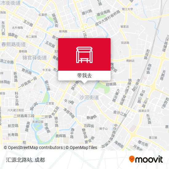 汇源北路站地图