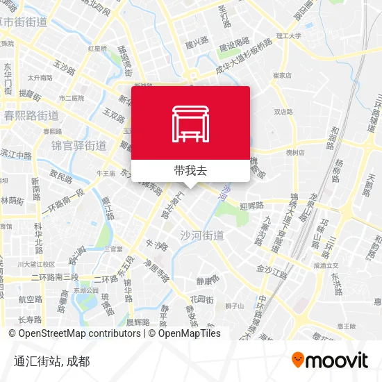 通汇街站地图