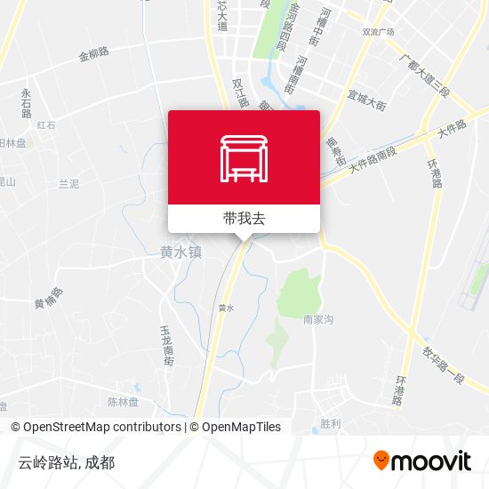 云岭路站地图