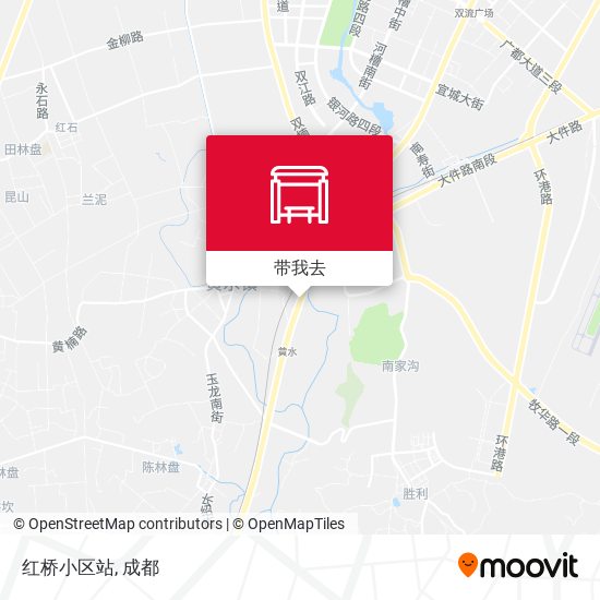 红桥小区站地图