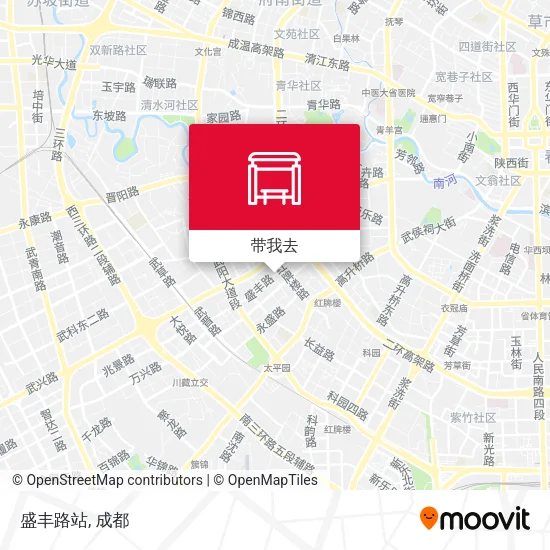 盛丰路站地图