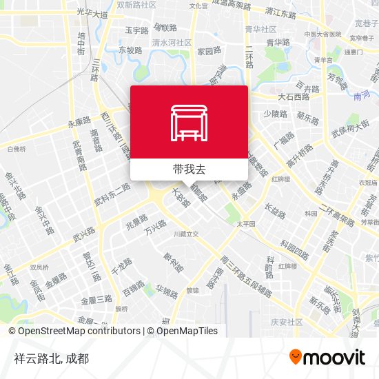 祥云路北地图