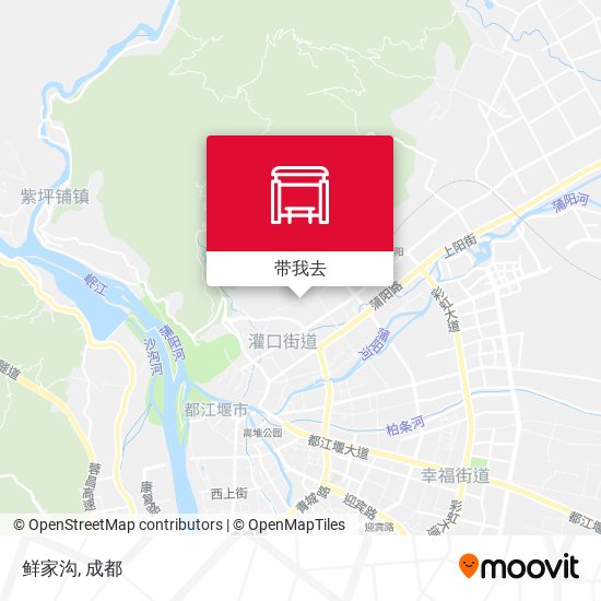 鲜家沟地图