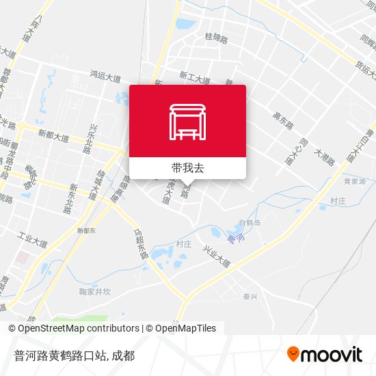 普河路黄鹤路口站地图