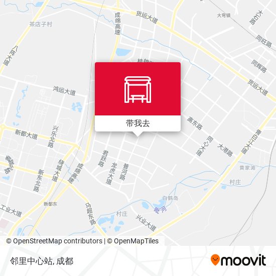邻里中心站地图