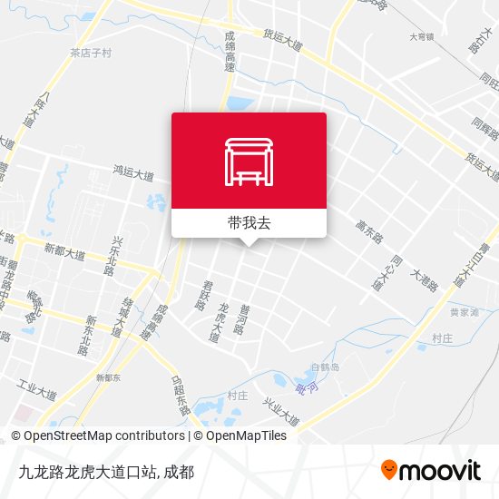 九龙路龙虎大道口站地图