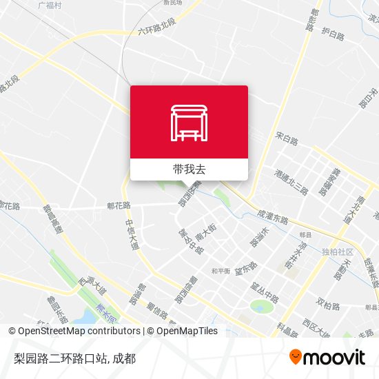 梨园路二环路口站地图