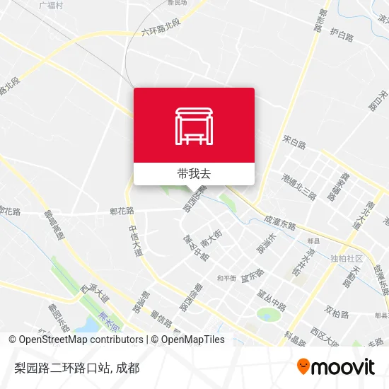 梨园路二环路口站地图