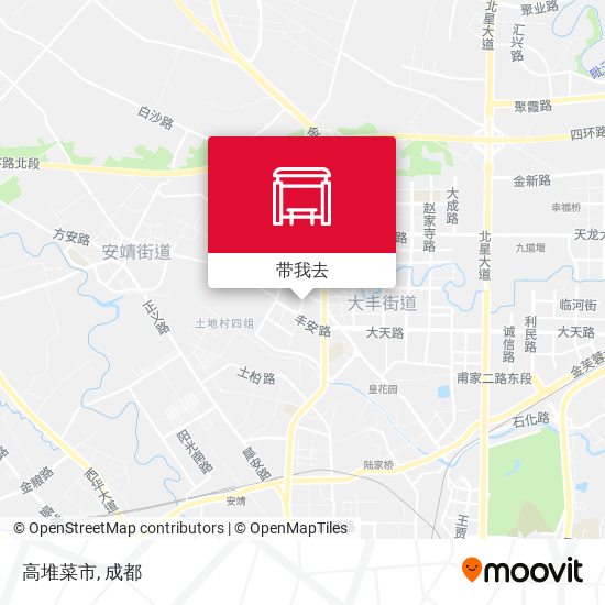 高堆菜市地图