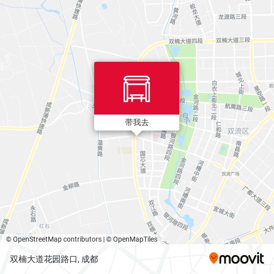 双楠大道花园路口地图