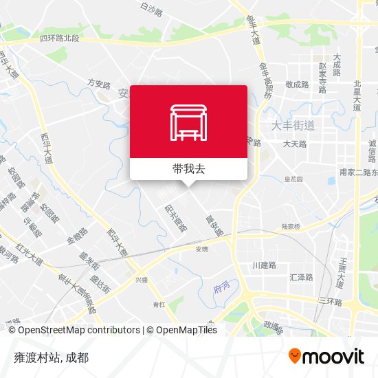 雍渡村站地图