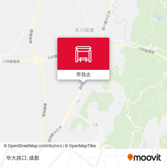 华大路口地图
