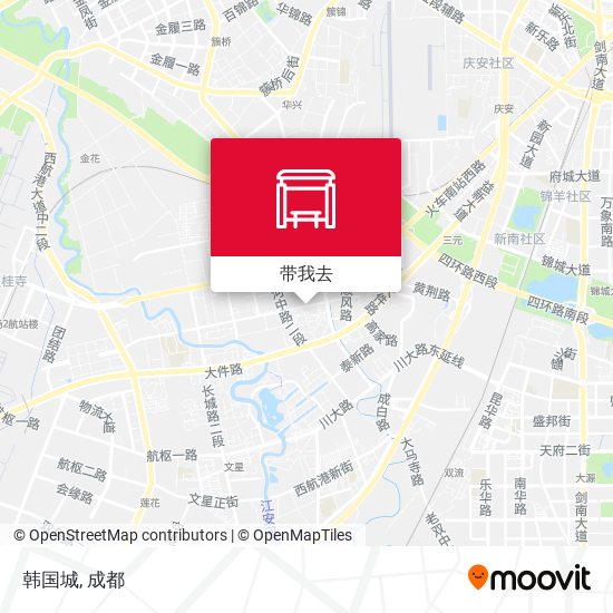 韩国城地图