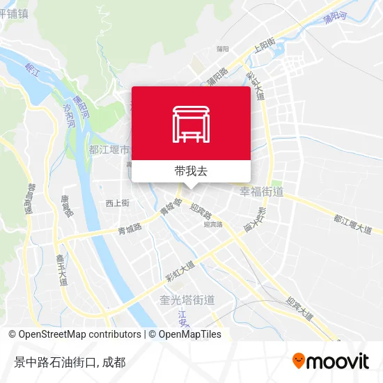 景中路石油街口地图