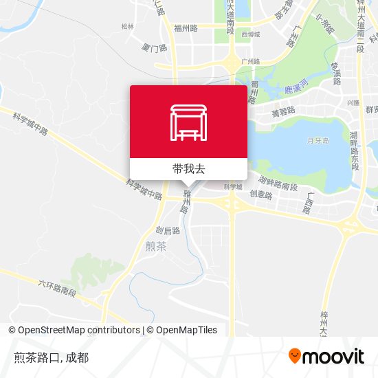煎茶路口地图