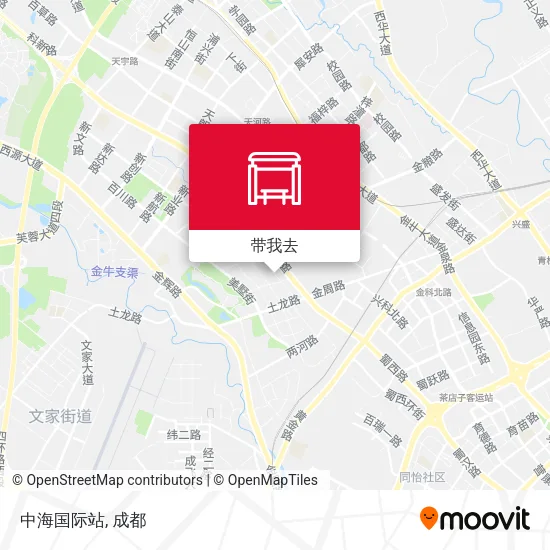 中海国际站地图