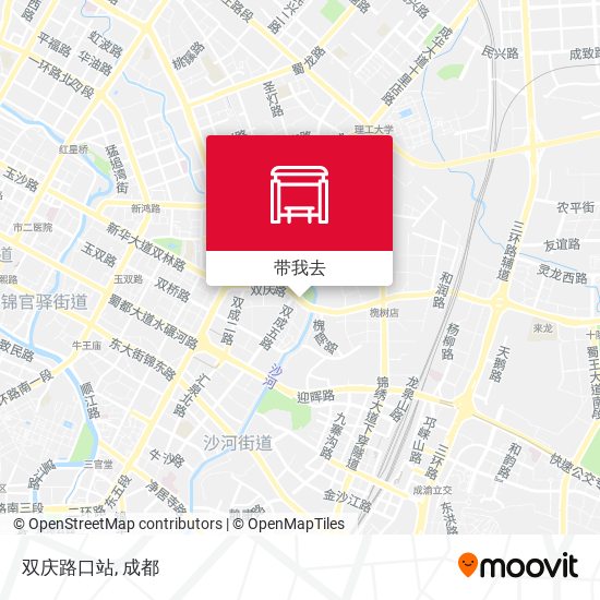 双庆路口站地图