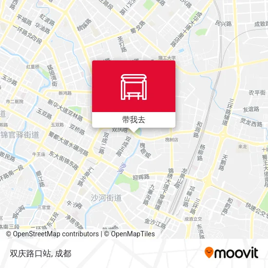 双庆路口站地图