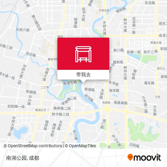 南湖公园地图