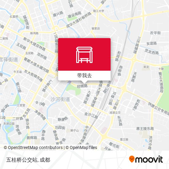 五桂桥公交站地图